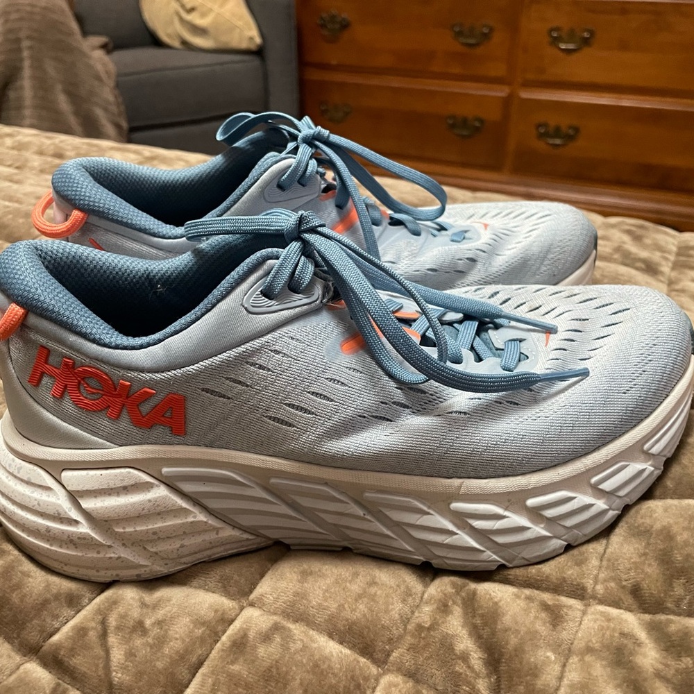 HOKA Women's Running Shoes, Blue Fog Plein Air, 6.5 Gently used